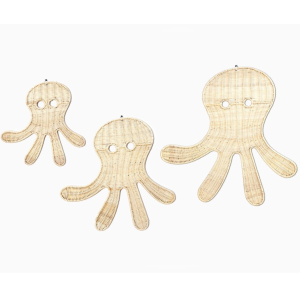 Rotan wanddecoratie Oswald